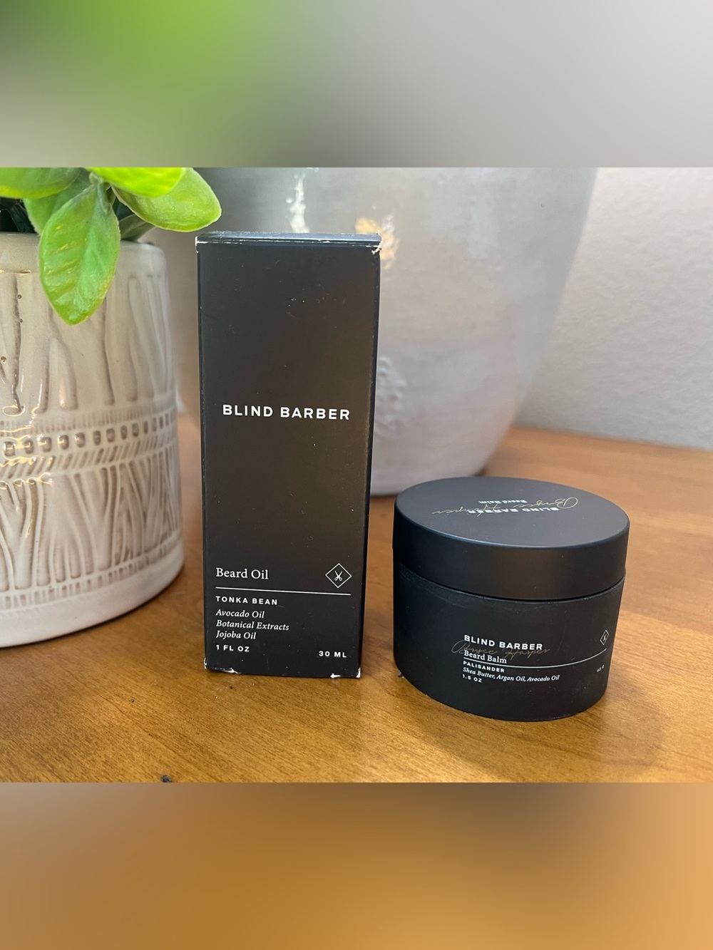Blind Barber Beard Oil & Beard Balm by Bryce Harper NWT